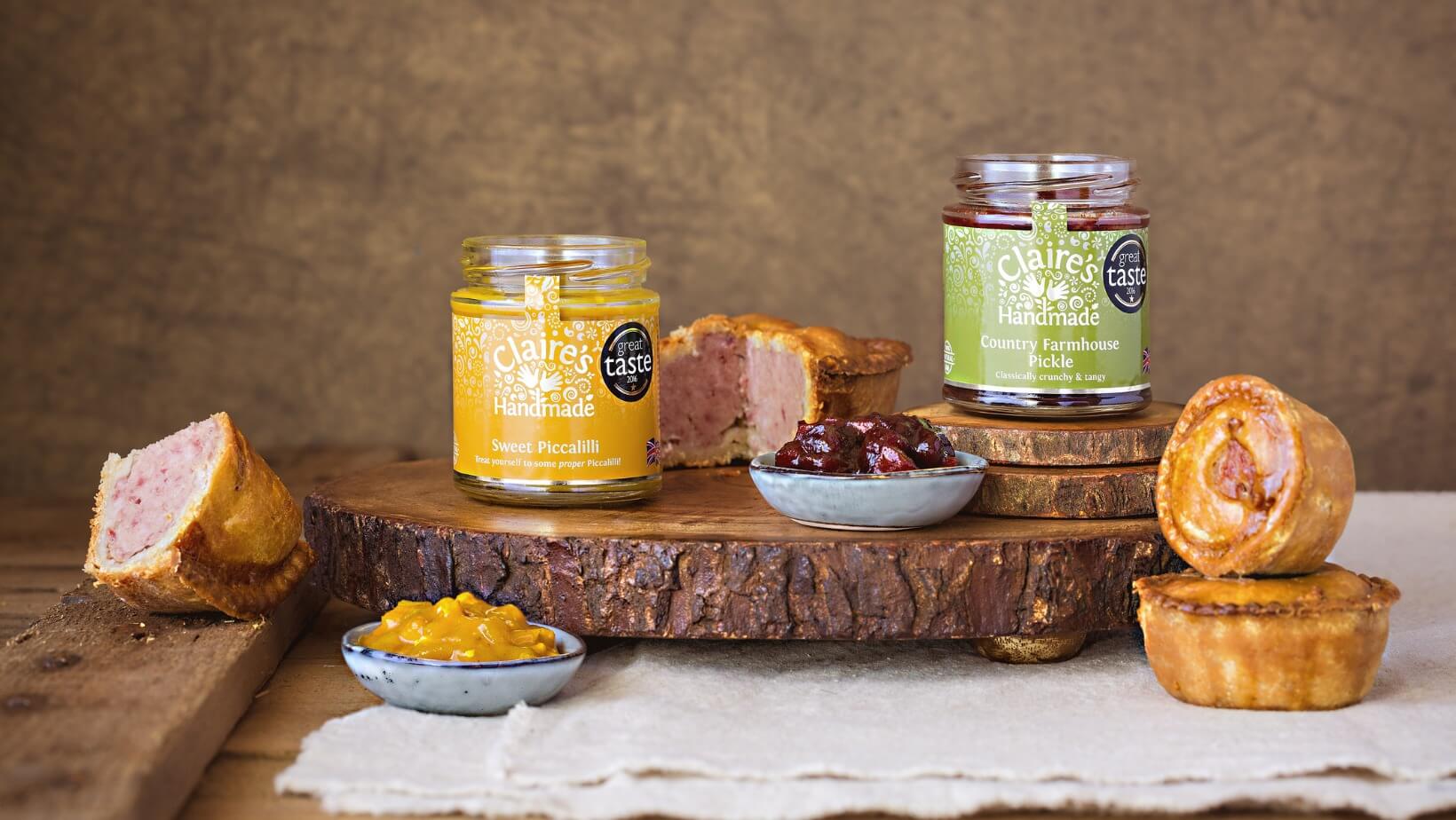 Claires Handmade Chutneys Sweet Piccalilli and pies