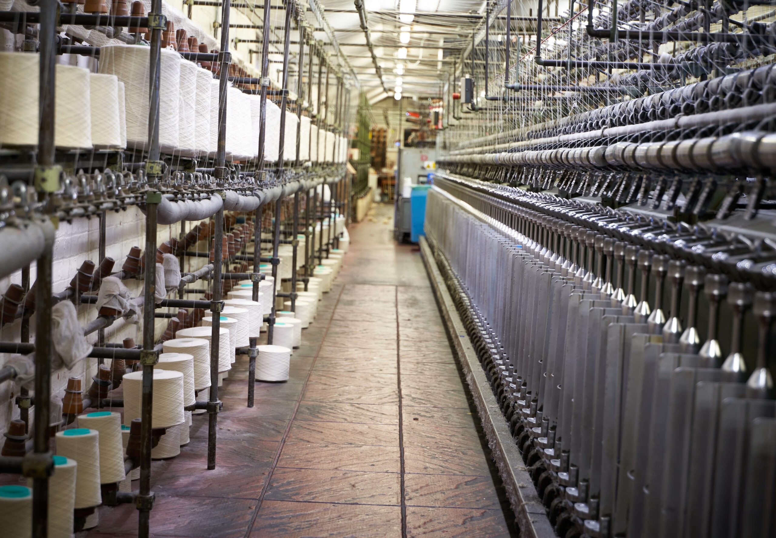 Linton Tweed factory creating and producing tweed in Carlisle.