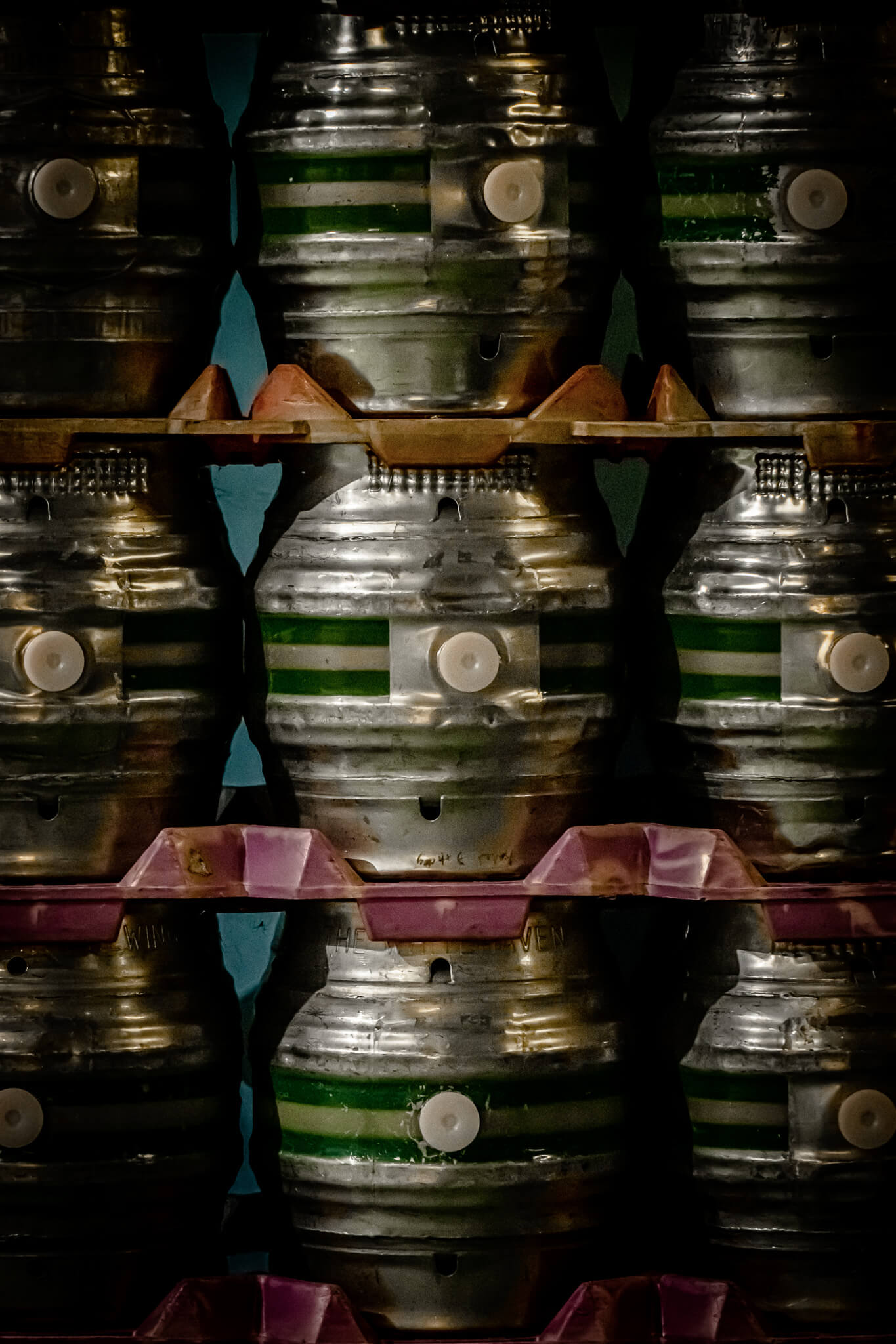 Ennerdale Brewery casks in warehouse